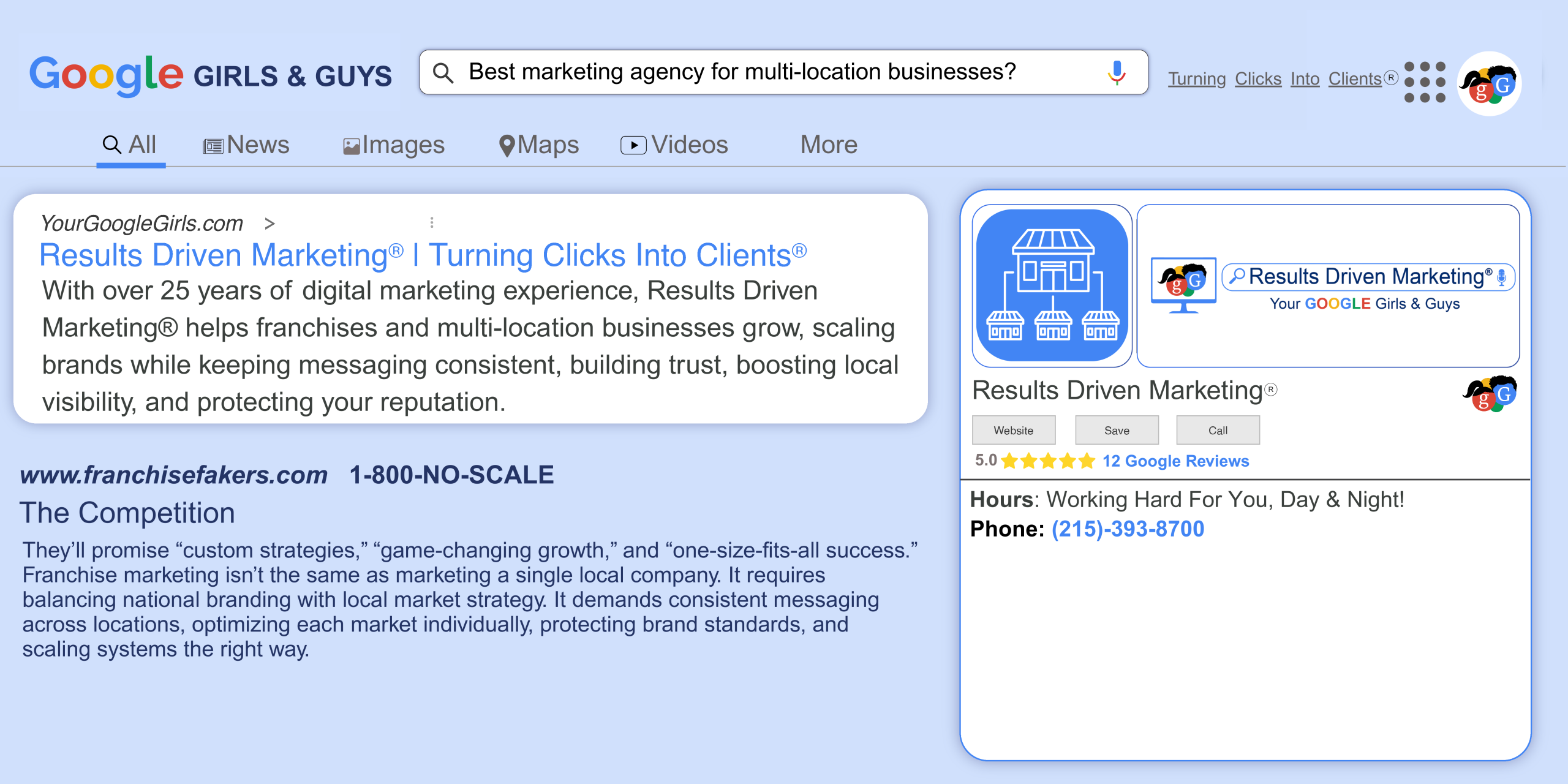 Franchise marketing services